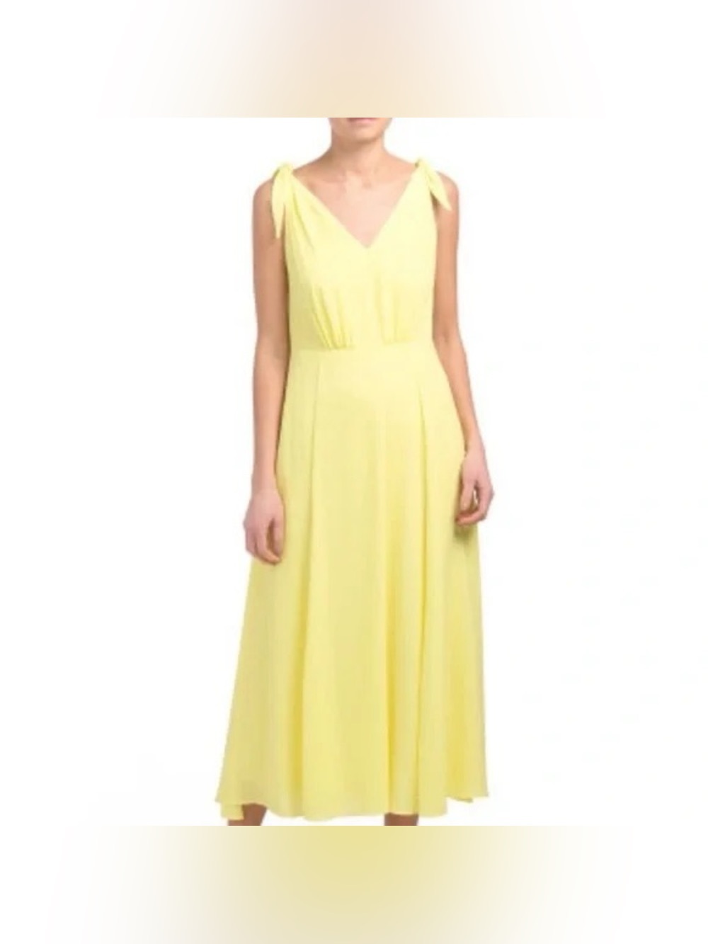 NWT Betsy Johnson Pebble Crepe V-Neck Shoulder Tie Dress size 8